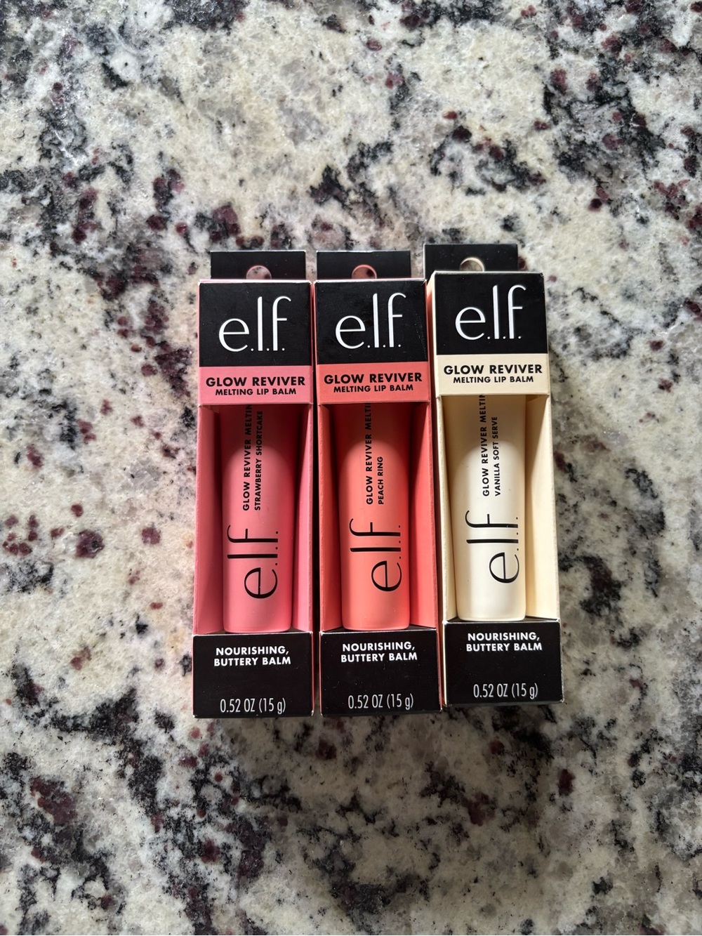 e.l.f. Glow Reviver Melting Lip Balm Trio -